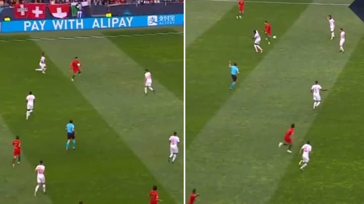 Cristiano Ronaldo Produced The Most Outrageous No-Look Through Ball For Portugal  