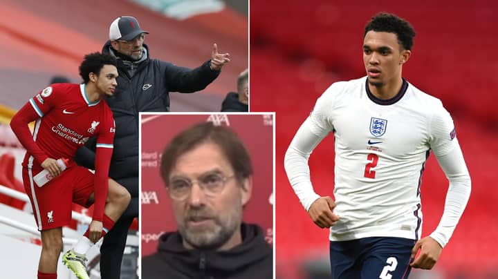 Jurgen Klopp Shocked By Trent Alexander-Arnold's Omission From England Squad