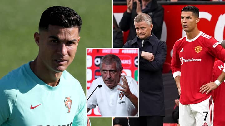 Portugal Manager Aims Subtle Dig At Ole Gunnar Solskjaer Over Cristiano Ronaldo's Playing Time At Man United