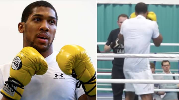 Anthony Joshua Looks 'Significantly' Leaner In Latest Public Workout 
