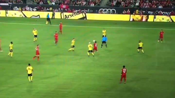 Bayern Munich's Thiago Alcantara Produces Excellent Touch Against Arsenal 