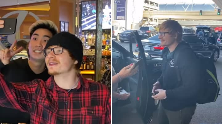 YouTubers Managed To Get Fake Ed Sheeran Into KSI Vs Logan Paul II