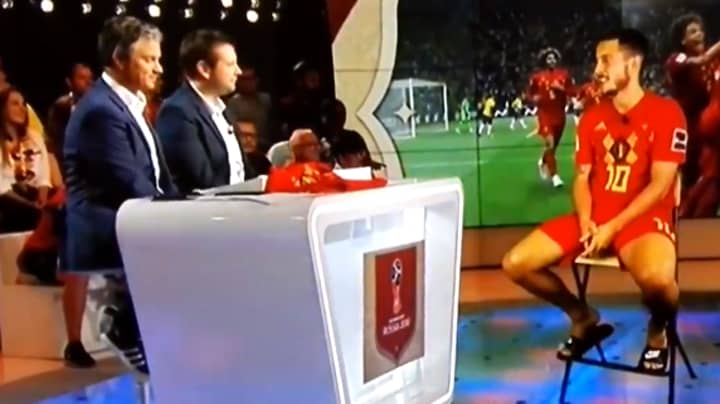 Watch: Eden Hazard Interviewed By Belgium TV Via Hologram 