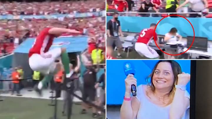 Attila Fiola Scared A Journalist Sh*tless With Wild Celebrations After Scoring vs France