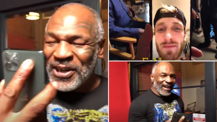 Mike Tyson's Emotional FaceTime To Logan Paul After Floyd Mayweather Fight Is So Wholesome