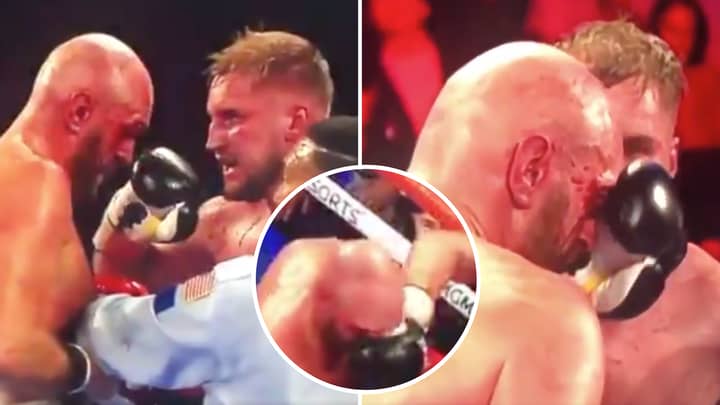 Otto Wallin Called A ‘Cheat’ By Outraged Fans After Raking Tyson Fury's Cut After The Bell