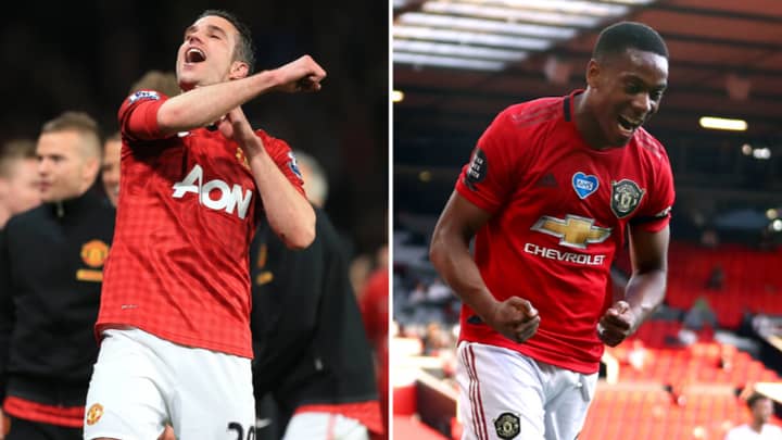 Robin Van Persie Sends Message To Anthony Martial After His Hat-Trick Against Sheffield United