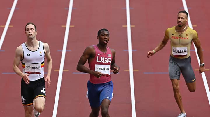 17-Year-Old Erriyon Knighton Stares Down Opponents In Olympics 200m Semi Final Destruction