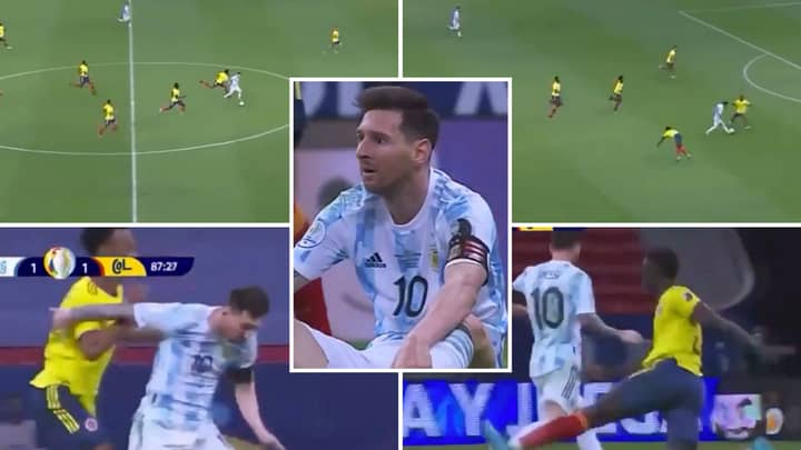 Lionel Messi's Incredible Solo Run For Argentina vs Colombia Shows His Physical Strength Is Underrated