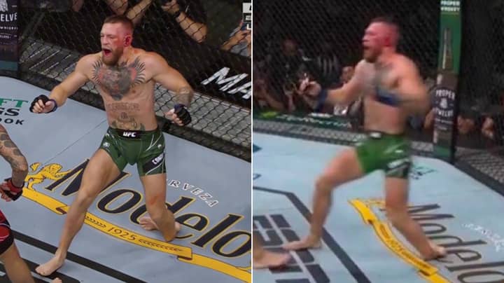 Slow-Mo Footage Shows The Extent Of Conor McGregor's Horrific Ankle Break Against Dustin Poirier