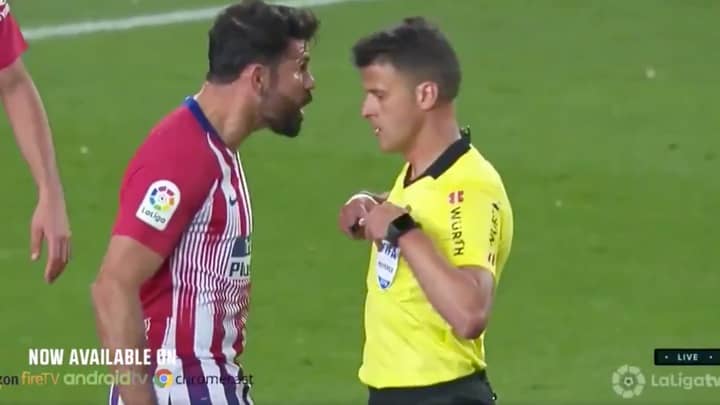 Diego Costa Gets A Straight Red After Fully Blowing His Cool With The Referee