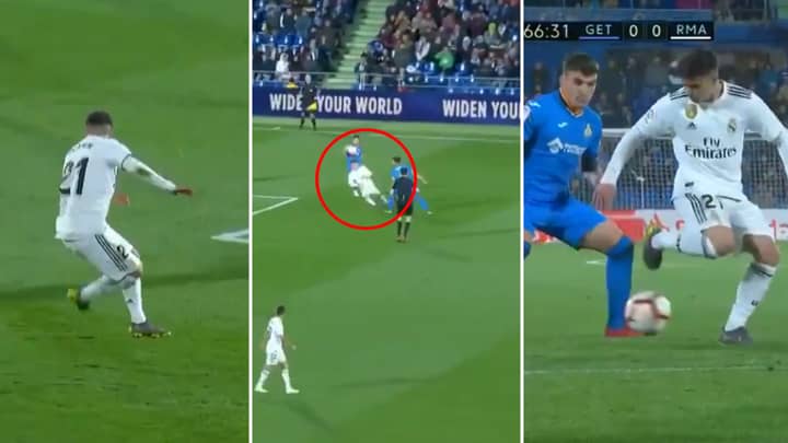 Real Madrid Starlet Brahim Diaz Produces Outrageous Touch And Filthy Nutmeg Against Getafe