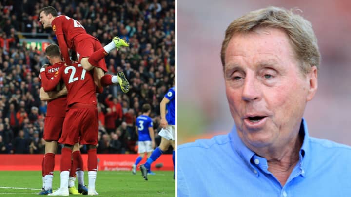 Harry Redknapp Says Liverpool Should Be Handed The Premier League Trophy Now