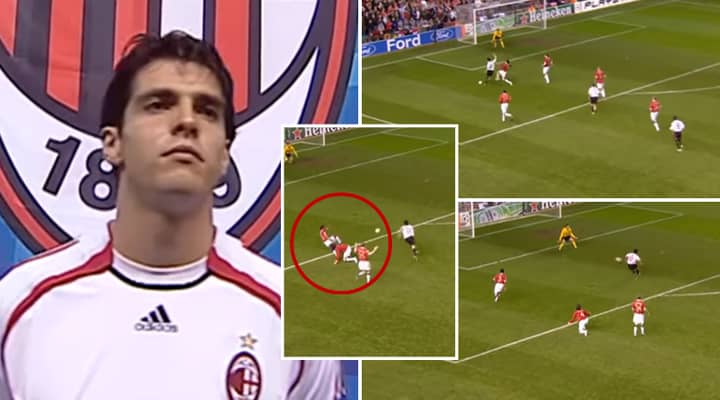 Peak Kaka’s Stunning Highlights Vs Man United Showed How Nobody 'Could Handle His Pace And Vision'