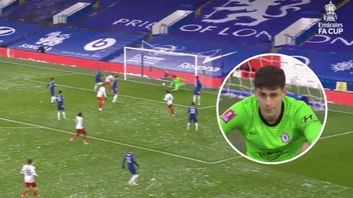 Kepa Arrizabalaga Makes Another Error For Chelsea In FA Cup Tie Against Luton Town
