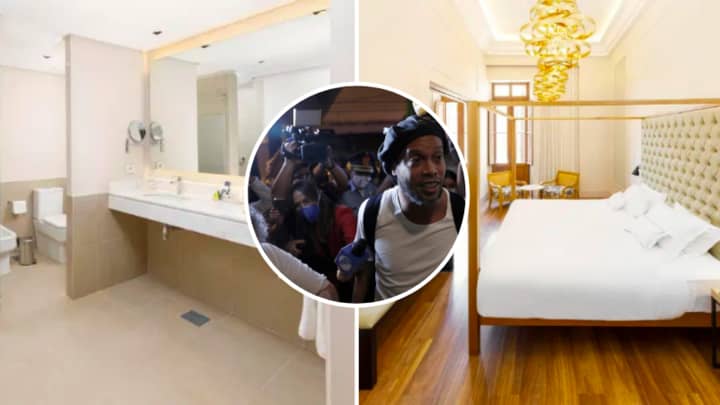 Ronaldinho Staying In Presidential Suite Of Luxury Hotel While Under House Arrest