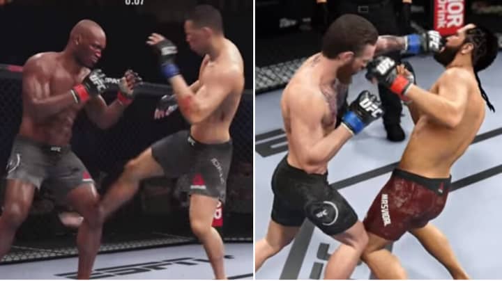 Kamaru Usman Vs Nate Diaz And Jorge Masvidal Vs Conor McGregor Simulated On UFC 4