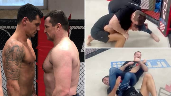 Dejan Lovren Gets In The Octagon With UFC Legend Mirko 'Cro Cop' And Taps Out 