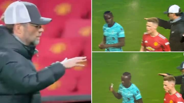 Furious Sadio Mane Angrily Snubbed Jurgen Klopp's Handshake After Manchester United Win