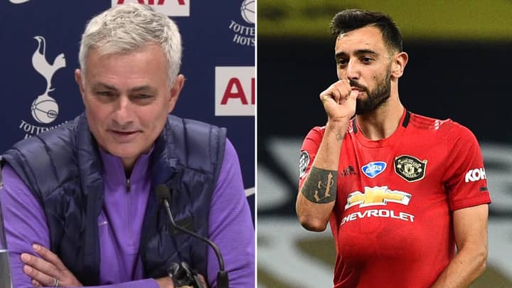 Jose Mourinho Thinks Bruno Fernandes Is Good At Penalties Because "He's Had About 20 To Score"