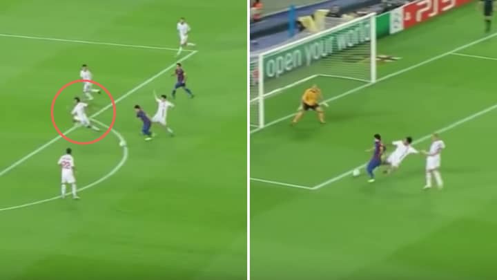 What Happened When A Peak Lionel Messi Tried To Dribble Past A 35-Year-Old Alessandro Nesta