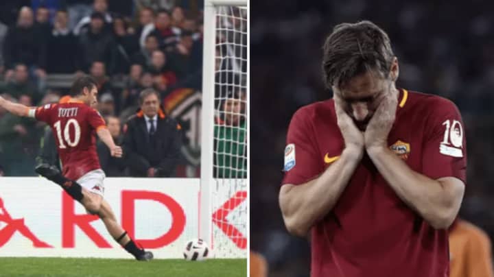 Francesco Totti Wanted To Miss A Penalty In His Final Game For Roma