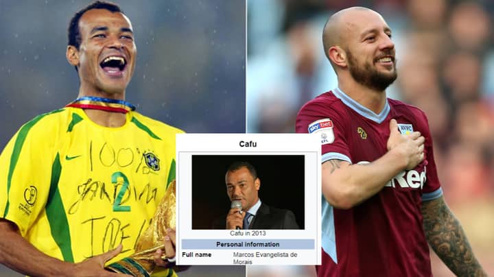 Aston Villa Fans Change Cafu's Wikipedia Page After Alan Hutton Turned Into Messi