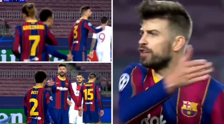 Gerard Pique Calls Antoine Griezmann ‘Motherf***er’ In Furious On-Pitch Row