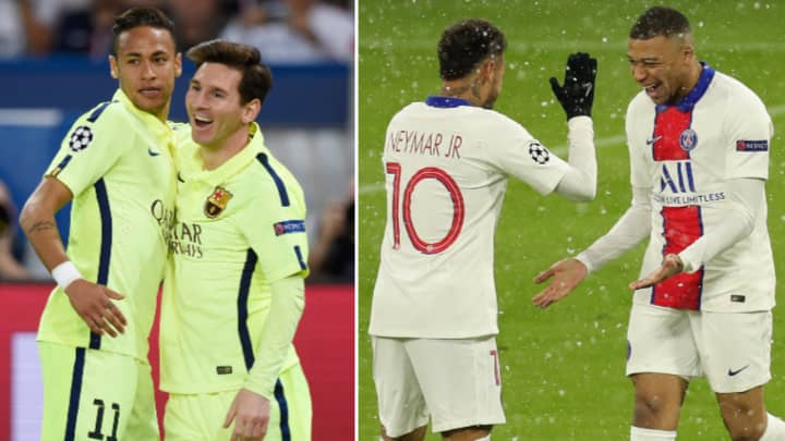 Neymar Gives Perfect Answer When Asked If Kylian Mbappe Is On Lionel Messi's Level