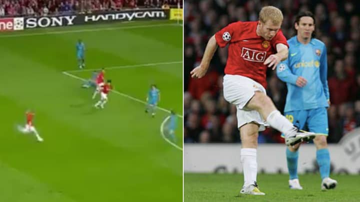 On This Day: Paul Scholes Scored That Absolute Screamer Against Barcelona
