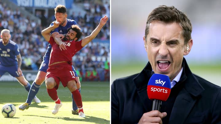 Fans Are Questioning Gary Neville's Comments On Two Penalty Decisions Involving Liverpool