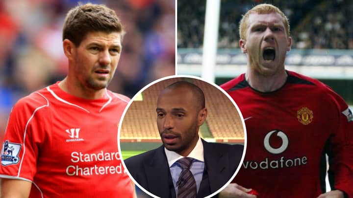 Thierry Henry Asked Who Is Better Out Of Paul Scholes And Steven Gerrard