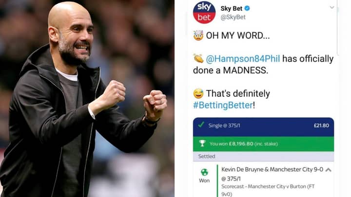 Punter Wins Outrageous Bet After Predicting City's 9-0 Win, De Bruyne To Score First