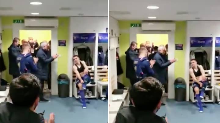 Jose Mourinho Immediately Went In To Dinamo Zagreb's Dressing Room After Shock Europa League Exit