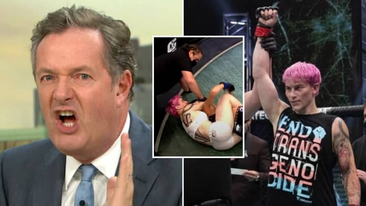 Piers Morgan Furious With MMA Fight Which Saw Transgender Star 'Beat Up A Woman On TV'