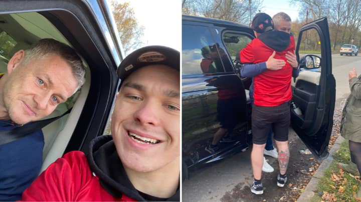 Ole Gunnar Solskjaer Gets Out Of Car To Hug Supporter After Being Sacked By Manchester United