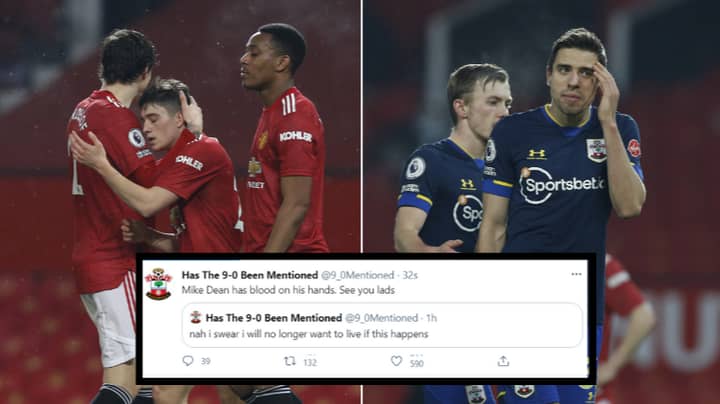 Twitter Account 'Has The 9-0 Been Mentioned' Goes Viral After Manchester United Put 9 Past Southampton