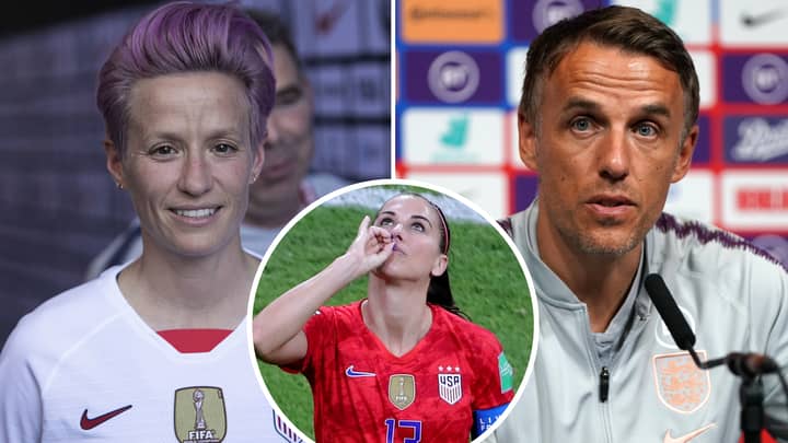 US Star Megan Rapinoe Claims England 'Are Not As Good As Phil Neville Thinks They Are'