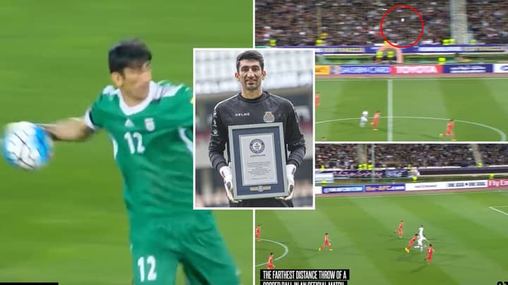 Alireza Beiranvand Now Holds The Guinness World Record For Longest Throw In A Football Match