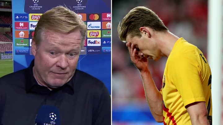 Barcelona Dressing Room Is In 'Chaos' After Ronald Koeman's Last-Minute 'Surprise'