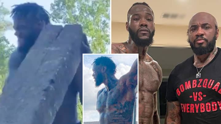 Deontay Wilder Boasts New Shredded Physique In Training Video Ahead Of Third Tyson Fury Fight