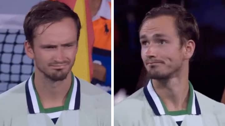 Daniil Medvedev Caught Mouthing 'Boring' Under Breath During Australian Open Trophy Presentation