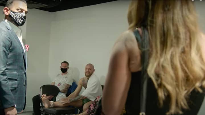 Heart-Warming Moment Between Conor McGregor And Dustin Poirier's Wife Caught On Camera