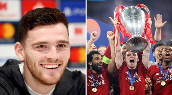 Andy Robertson Predicts The Winner Of The UEFA Champions League