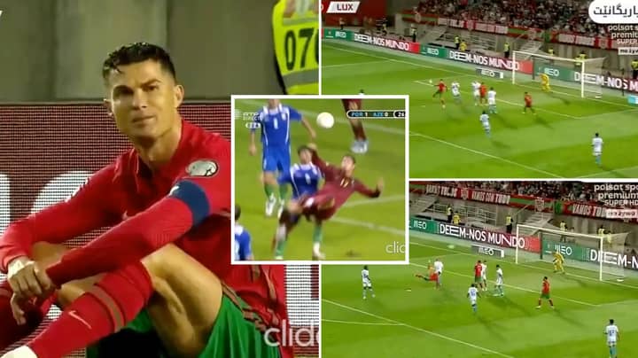 Cristiano Ronaldo Nearly Scored The Best Goal Of His Career Last Night, Denied By Unreal Save