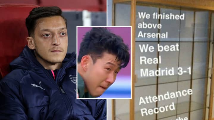 Mesut Ozil Has Brutally Trolled Tottenham's Defeat To Man City With Massive 'Sh*thouse Tweet'