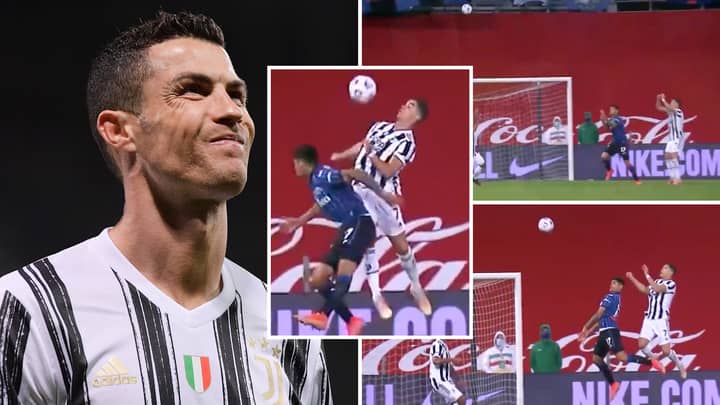 Cristiano Ronaldo Pulls Off Gravity-Defying Jump As Juventus Star Incredibly Controls Ball With His Chest