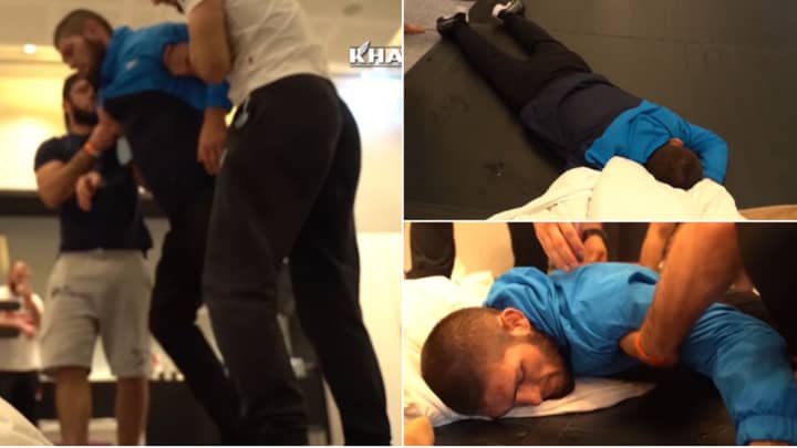 Footage Released Of Khabib Nurmagomedov’s Scary Weight Cut For UFC 254