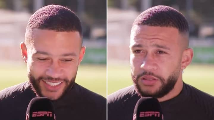 "How Dare You Ask Me This?" - Memphis Depay Furious With Journalist's Barcelona Question