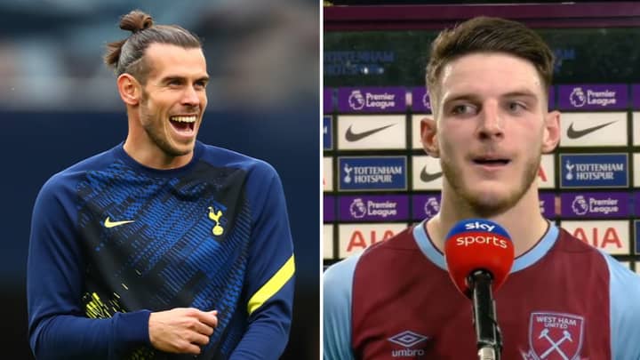 Declan Rice Reacts After Spurs Fan's Tweet About Gareth Bale And Manuel Lanzini Ages Terribly